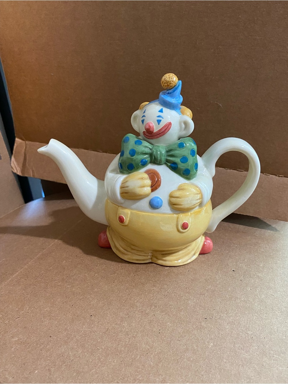 Cookies From The Cookie Jar Ceramic Clown Teapot - Dept 56